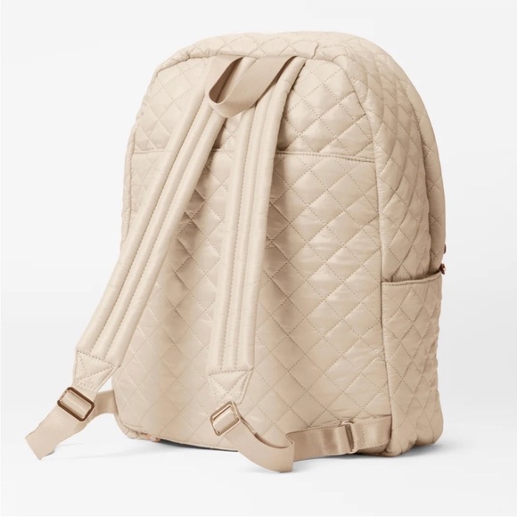 NWT MZ Wallace Metro Backpack Deluxe, Buff - Picture 3 of 8